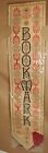 T. Stevens Coventry England  embroidered  Woven silk "Bookmark" Word design 🔖