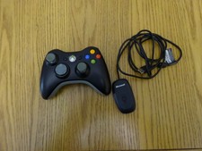 Microsoft XBOX 360 Wireless Pad Controller and PC wireless receiver Genuine 2
