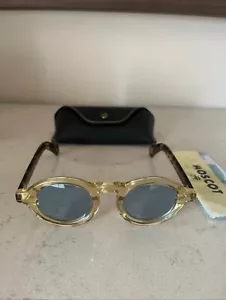 Moscot Foygel Sun Citron Tortoise blu occhiali da sole nuovi - Bild 1 von 6