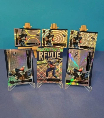 🔥A.J. Brown🔥 2019 Unparalleled Rookie Parallels & Inserts (6) Card RC Lot - Image 1 of 4