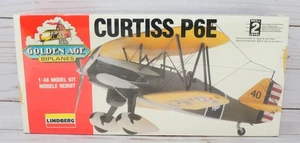 Lindberg Golden Age Biplanes 72542, Kit Avión Curtiss P6E Hawk, 1/48, Sellado - Imagen 1 de 9
