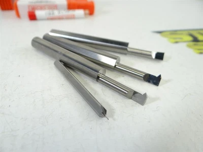 4 NEW ASSORTED MICRO100 SOLID CARBIDE THREAD & BORING TOOLS .0015" TO .2160" MIN - Image 1 of 4