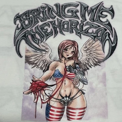 Camiseta manga corta Bring Me The Horizon Post Human USA Tour nueva sin etiquetas blanca Foto 1 de 4