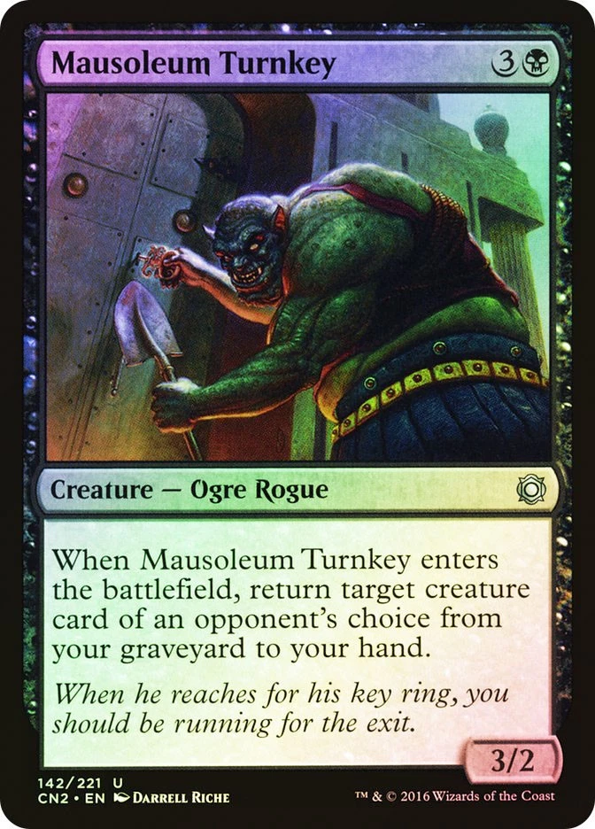 MTG FOIL Mausoleum Turnkey  - Conspiracy: Take the Crown #142 - Image 1 of 1