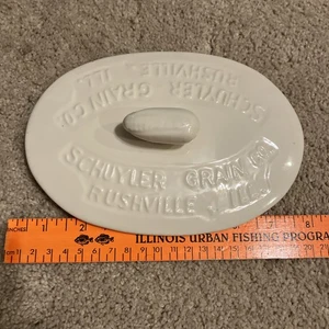 Schuyler Grain Co. Rushville, Illinois Deckel für einen Behälter - Bild 1 von 3