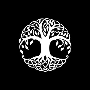 Tree of Life Vinyl Sticker Decal - Celtic Design Car Window - Imagen 1 de 2
