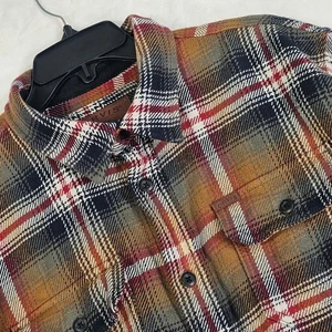 Orvis Shirt Jacket Mens X-Large Long Sleeve Chest Pockets Plaid - Picture 1 of 11