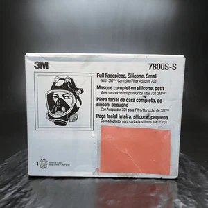 Máscara respiratoria 3M 7800S-S facial completa talla S silicona nueva 70-0707-1025-9✅ - Imagen 1 de 6