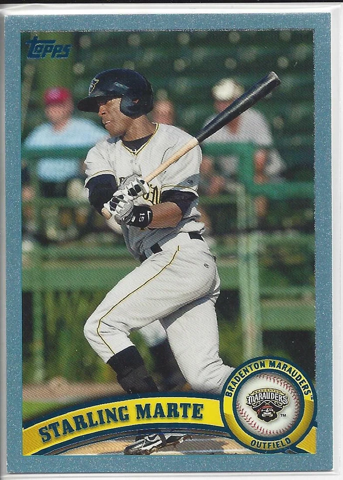 2011 Topps Pro Debut Starling Marte Blue /309 RC Pittsburgh Pirates Rare B391 - Image 1 of 1