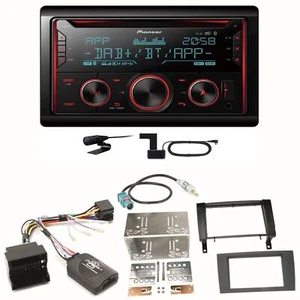 Pioneer FH-S820DAB DAB+ USB Bluetooth FLAC USB Einbauset für Mercedes SLK R171 - Bild 1 von 1