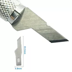 100PCS #16 Replacement Hobby Blade/Steel Craft Knife Light Duty Blade - Picture 1 of 1