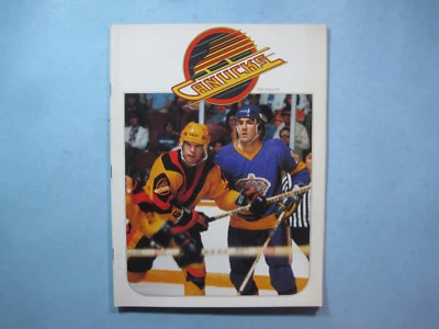 1979/80 VANCOUVER CANUCKS VS LOS ANGELES KINGS PROGRAM DAVE TAYLOR DENNIS KEARNS - Image 1 of 4