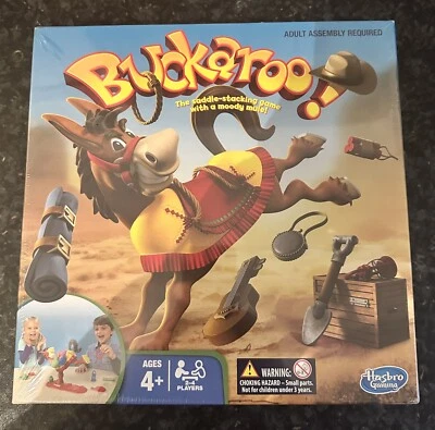 Buckaroo Kids Board Game Classic Hasbro Preschool Game Ages 4 Brand New Sealed - Image 1 of 2