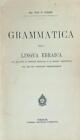 Grammatica Della Lingua Ebraica Scerbo F. Libreria Editrice Fiorentina 0000