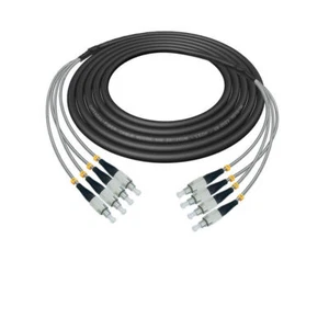 1M~20M 4 Strand MM OM3 7mm Fiber Optic Outdoor Cable with FC/SC/ST/LC Connector - Picture 1 of 15