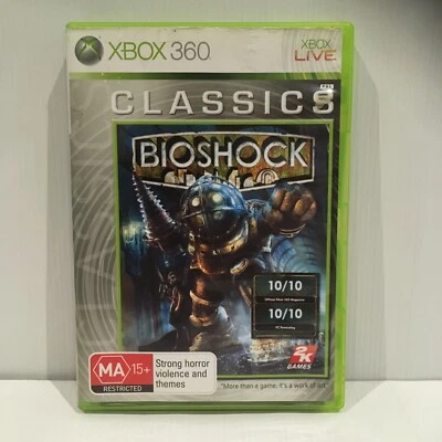 Bioshock Microsoft Xbox 360 + Manual CLASSICS 5026555247795 - Image 1 of 3