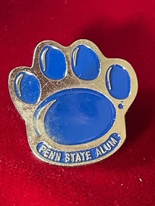 Pennsylvania Penn State Alum Nittany Lion Paw Print Lapel Pin 1" Alumni - Picture 1 of 2