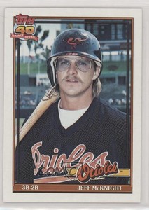 1991 Topps Jeff McKnight #319.2