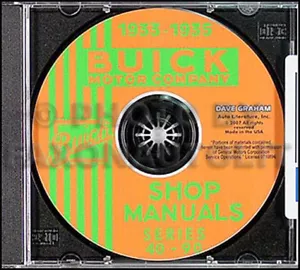 1933 1934 1935 Buick CD Tienda Manual Reparación Servicio Serie 50 60 80 90 40 - Imagen 1 de 1