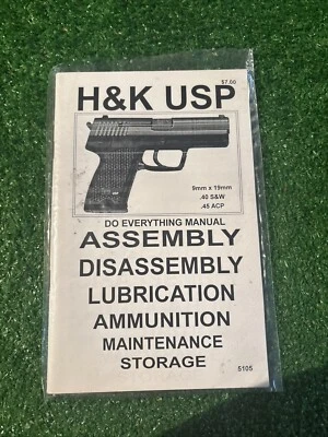 Pistola manual de servicio H&K Heckler & Koch USP 62 páginas Foto 1 de 2