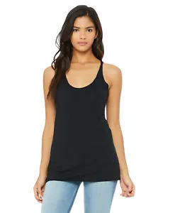 Bella + Canvas Ladies' Triblend Racerback Tank 8430 Retail Fit Racerback XS-2XL - Picture 1 of 18