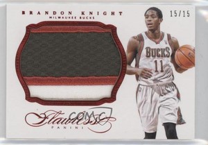 2013-14 Panini Flawless Patch Ruby /15 Brandon Knight #33 Patch