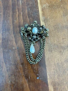 Broche de perlas vintage - Imagen 1 de 4