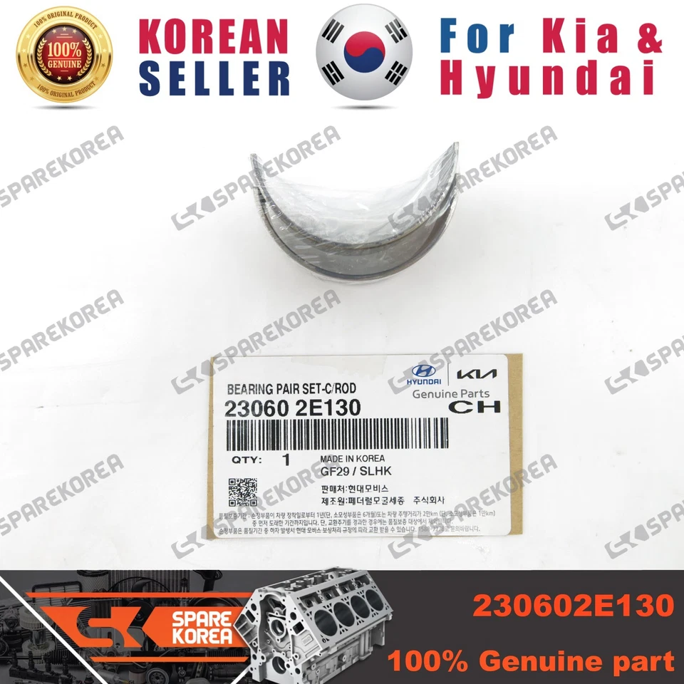 JUEGO DE PAR DE RODAMIENTOS GENUINO/OEM 230602E130-C/ROD para Kia Sportage 16-sk Foto 1 de 1