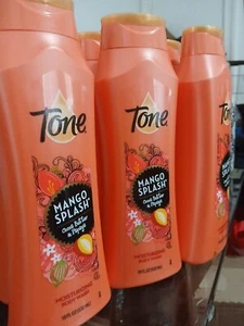 2 Pack Tone Mango Splash Cocoa Butter & Papaya Moisturizing Body Wash 16 oz - Picture 1 of 3