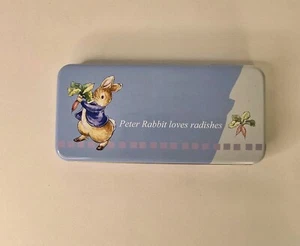 Beatrix Potter Peter Rabbit Frederick Warne & Co 2002 Tin Metal Pencil Case 19cm - Picture 1 of 5