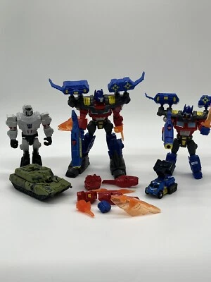 Lot Of 5 Transformers Loose Optimus Prime Megatron Scattershot Hero Mashers - Image 1 of 4