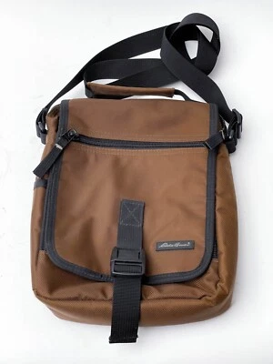 Eddie Bauer Bandolera de Hombro Viaje al Aire Libre Bolso Cartera Marrón Pequeño Foto 1 de 4