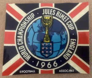 England 1966 Jules Rimet WM unbenutzt FA Aufkleber Original - Bild 1 von 2