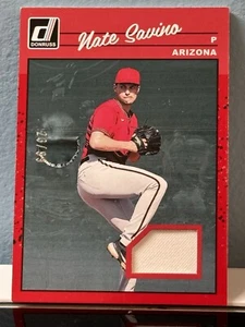 2023 Donruss GAME WORN JERSEY Nate Savino #/99 - Picture 1 of 3