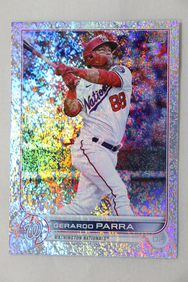 Gerardo Parra - Nationals - 2022 Topps Factory Set Foilboard Card #/390 - Image 1 of 1