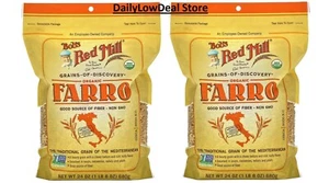2 PACK - Bob's Red Mill Organic Farro Grain, 24 Ounce Each - Picture 1 of 12