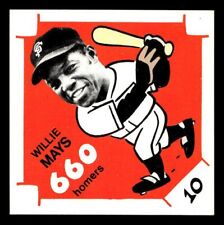 #D077 WILLIE MAYS Oddball Baseball Card FREE SHIPPING