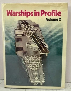 Warships in Profile Volume 2 Hardcover, 1973 Photographs Detailed Drawings WWII - Foto 1 di 10