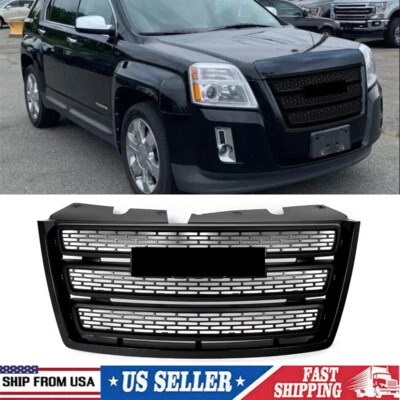 For GMC Terrain SLT SL 2010-2015 Front Bumper Upper Grille Assembly Gloss Black Foto 1 de 4