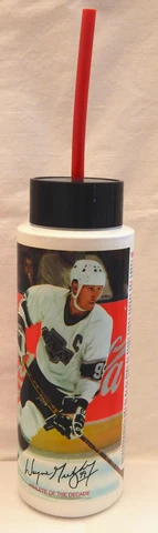 WAYNE GRETZKY THE GREAT ONE ATHLETE OF THE DECADE Coca Cola Bottle COKE LA KINGS Cover