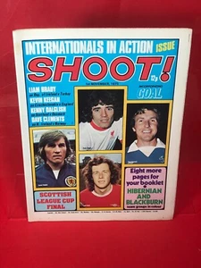 SHOOT 1st November 1975 SOCCER Hibernian Blackburn FOOTBALL GOAL MAGAZINE - Imagen 1 de 8