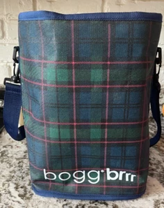 ☘☘☘ NEW Tartan Navy Plaid Bogg Bag 1/2 Large Bogg Brrr Cooler Insert ☘☘☘ RARE - Picture 1 of 8