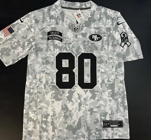 Jersey XL Jerry Rice #80 Vapor FUSE Salute To Service Arctic Camo 49ers Nuevo con Etiquetas - Imagen 1 de 10