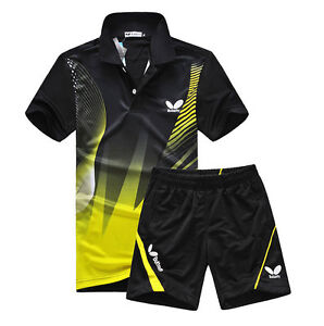 Butterfly Table tennis T-shirt and Shorts Sports Suit Quick Dry Asian Size
