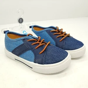 Carter's Dante Blue Casual Slip On Sneaker Boys Shoes Size 8 Toddler Easy On/Off - Picture 1 of 8