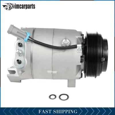 Compressor AC A/C para 07-12 Chevrolet Malibu 07-09 Saturn Aura Pontiac G6 3.6L - Imagem 1 de 4