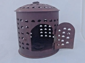 Vintage Old Antique Iron Hanging Candle Stand Home/Garden Decorative Collectible - Picture 1 of 11