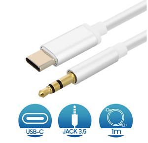 Câble Type C USB 3.1 Mâle vers Jack 3.5mm Audio Femelle Adaptateur 1M