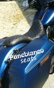 SELLA SEAT PANEBIANCO ELECTRA ROAD KING STREET TOURING 2008/23  stitchink grey - Picture 1 of 1