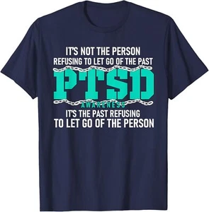 Veterans Day Military Awareness Month RS0 PTSD Awareness T-Shirt Hoodie - Picture 1 of 18